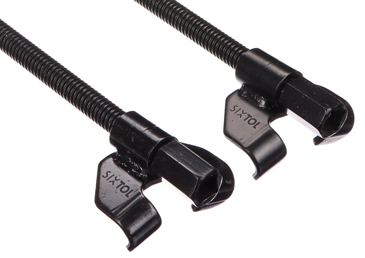 SPRING SET 2 270 mm | 2 Unidades de Tensor de Resorte para Coche | Herramienta de Montaje | Tuning | Bajar los muelles y amortiguadores | Muelle de suspensión | Tensor de Muelle de tensión para Coche