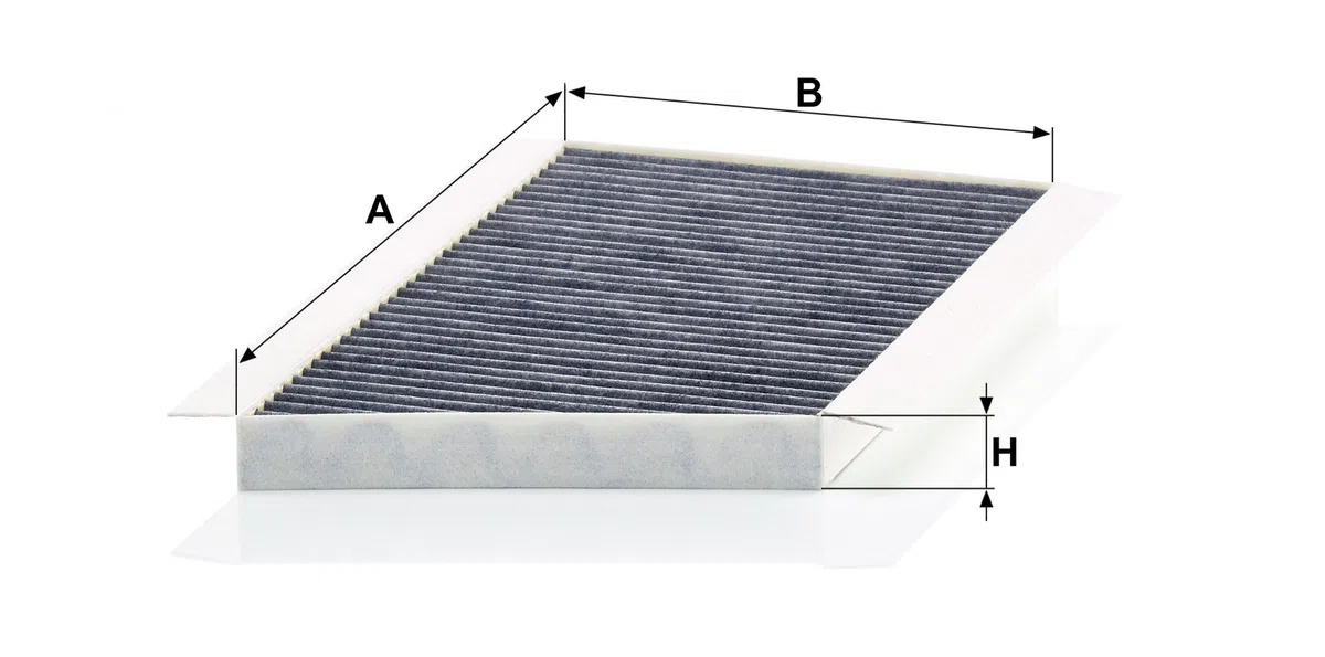 MANN-FILTER CUK 3461 Filtro de aire de cabina - Filtro de Polen con Carbón activado - para Automóviles + Vehículos de transporte