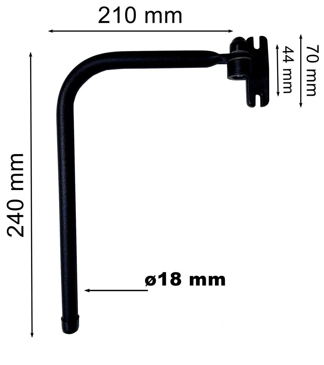 2 espejos exteriores calefactables 440 x 220 mm R1800 ø15-28 mm 24 V E20 con soporte para espejo