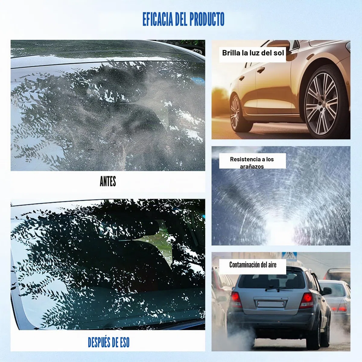 Agente de recubrimiento de efecto rápido para coche, el spray de recubrimiento cerámico de alta eficiencia, agente de recubrimiento en spray 3 en 1 spray de recubrimiento de alta protección para coche