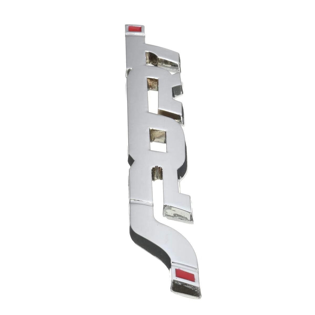 3D Metal Coche Deportivo Calcomanía Pegatina Emblema Insignias Coche Estilo Exterior Decoración-Plata