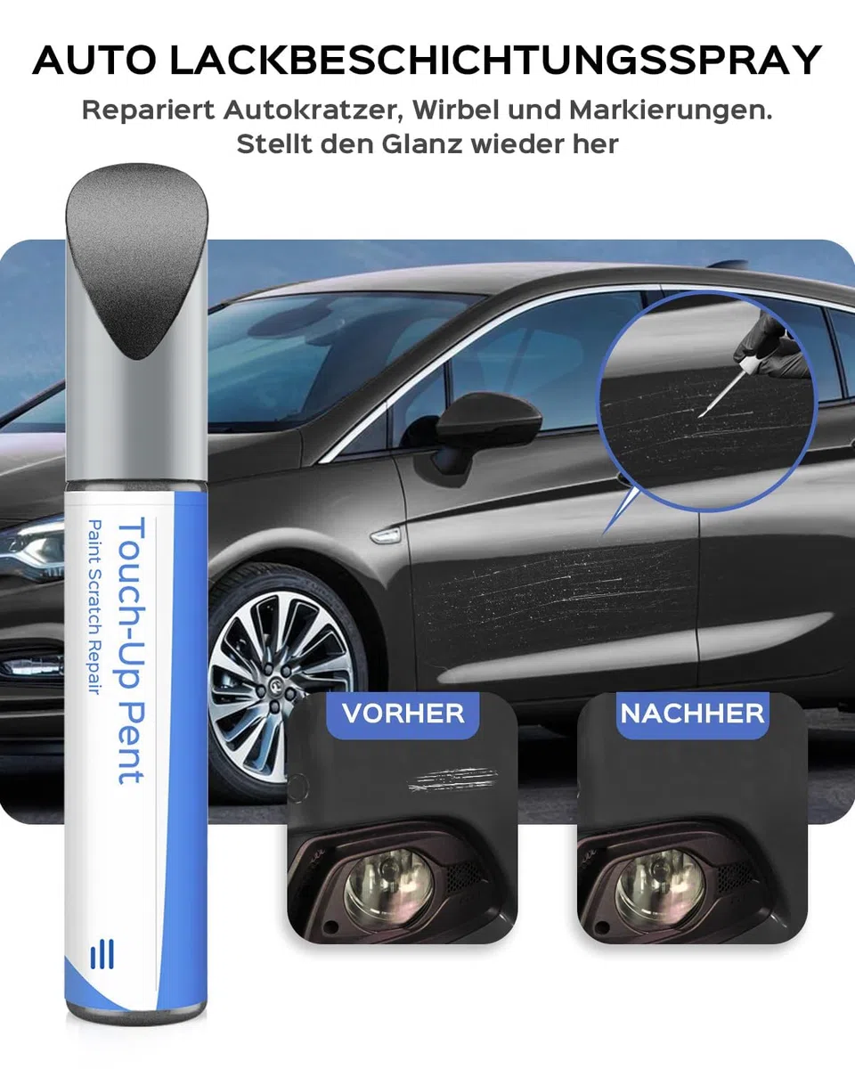 Pintura de retoque para Opel G40 / EVL/10H gris lunar metalizado / gris moonstone metalizado – Coincidencia exacta – retoque de arañazos y astillas