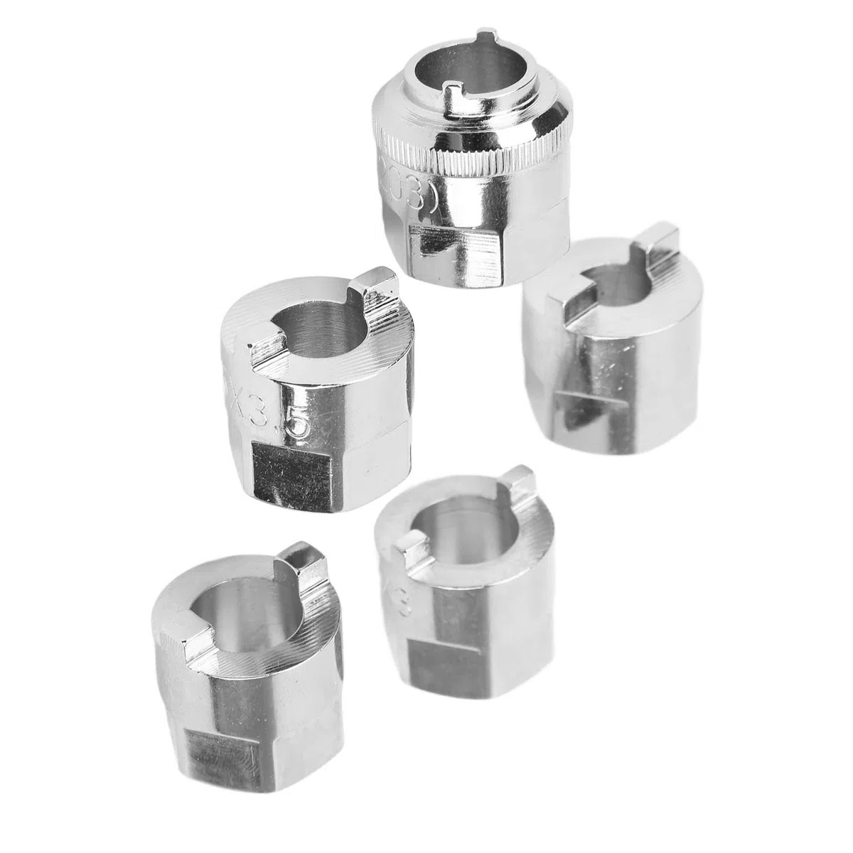 Qiilu Herramienta de Dado de Tuerca de Puntal para Clase C W203 W209 CLK 5pcs Suspensión Delantera Strut Nut Socket Tool Set