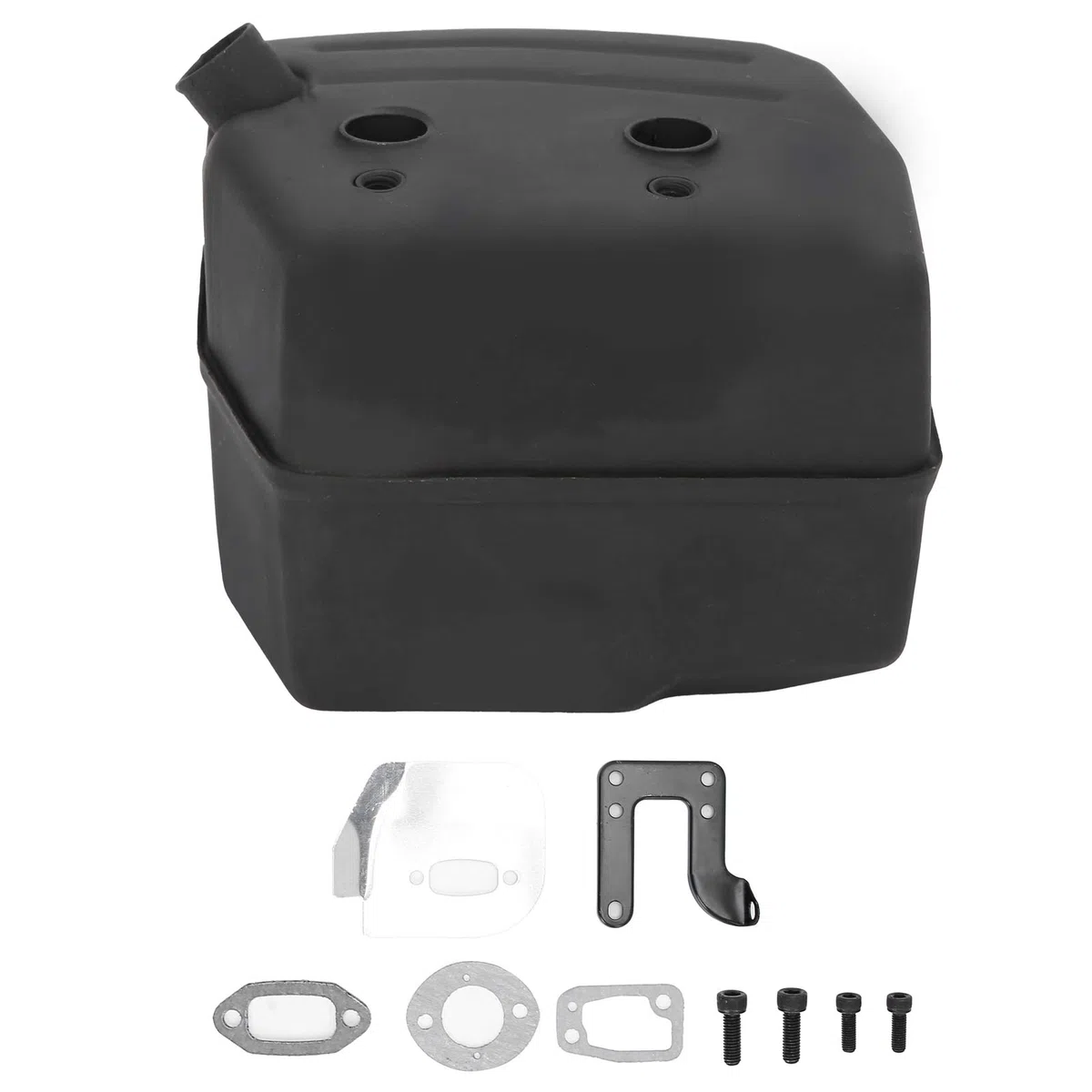 ZPSHYD Kit Deflector De Silenciador Escape Para Motosierras Husqvarna 61 268 272 272XP, Reducción Ruido Mejorada, Fácil Instalación