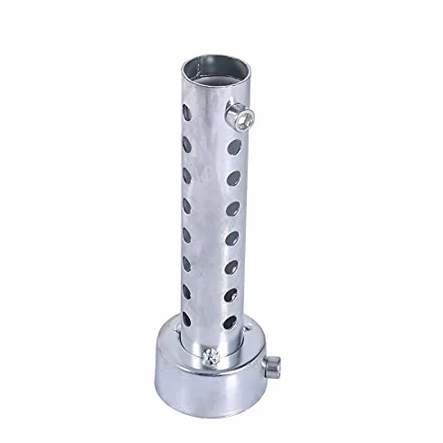 Silenciador Universal para Moto Insertos para Muffler Eliminador de Ruido Compatible con Tubos de Escape de 35mm 42mm y 45mm Baffle DB Killer Plateado para Motocicletas