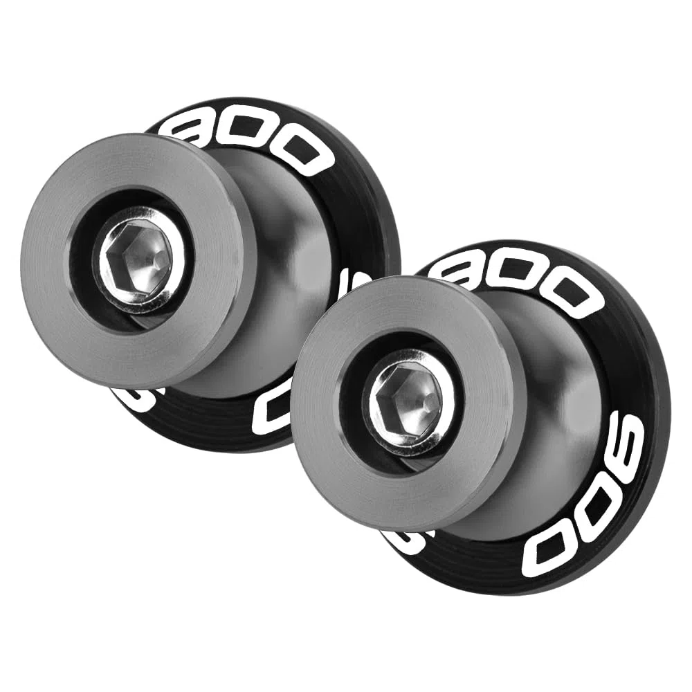 M8 Paddock Stand Bobbins para Tiger 900 2020-2024 Bobbins Bobbins Bobins Bobins Bobbins Tiger 900 Accesorios (Gris)