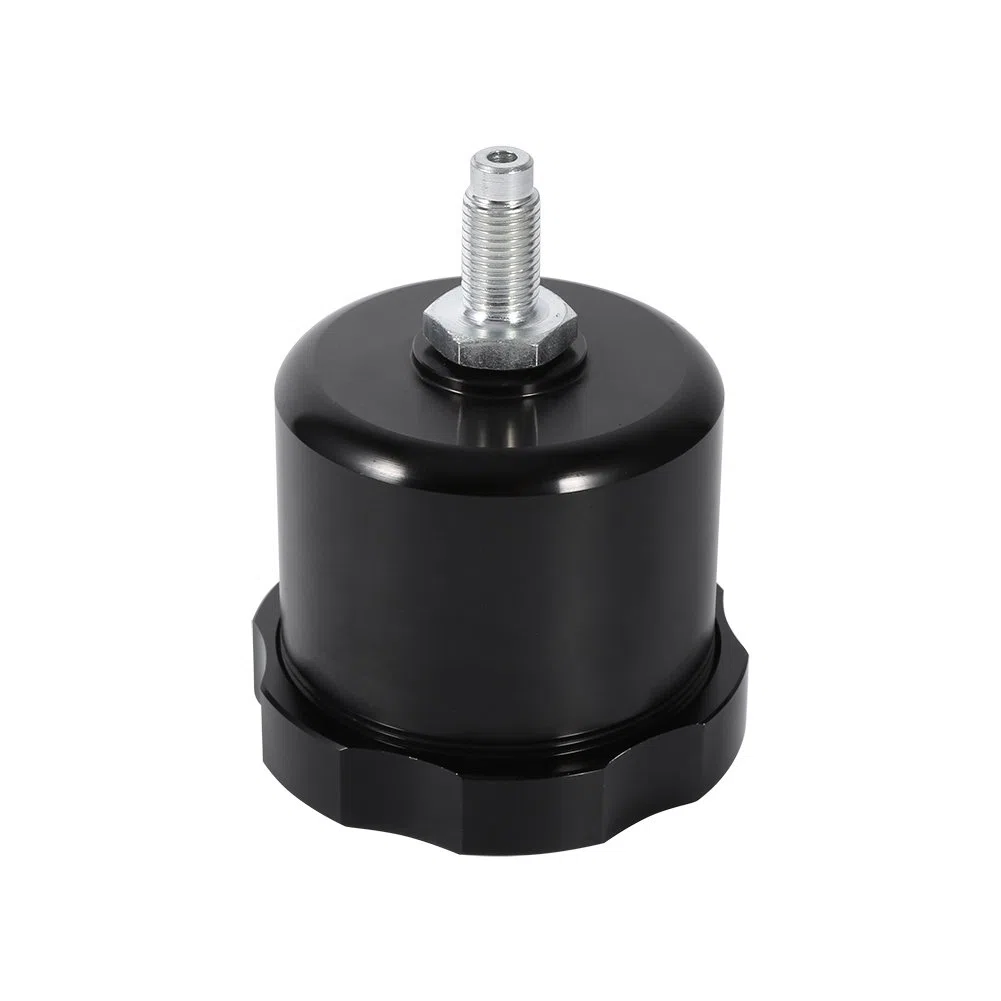 Jadeshay Tanque de Aceite de Freno de Mano hidráulico, Tanque de Aceite de Freno de Mano Universal de Carreras de Aluminio para depósito de líquido de Freno electrónico(Negro)