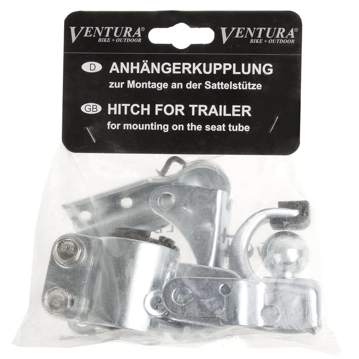 Ventura - Enganche para Remolque de Bicicleta con Revestimiento de Zinc