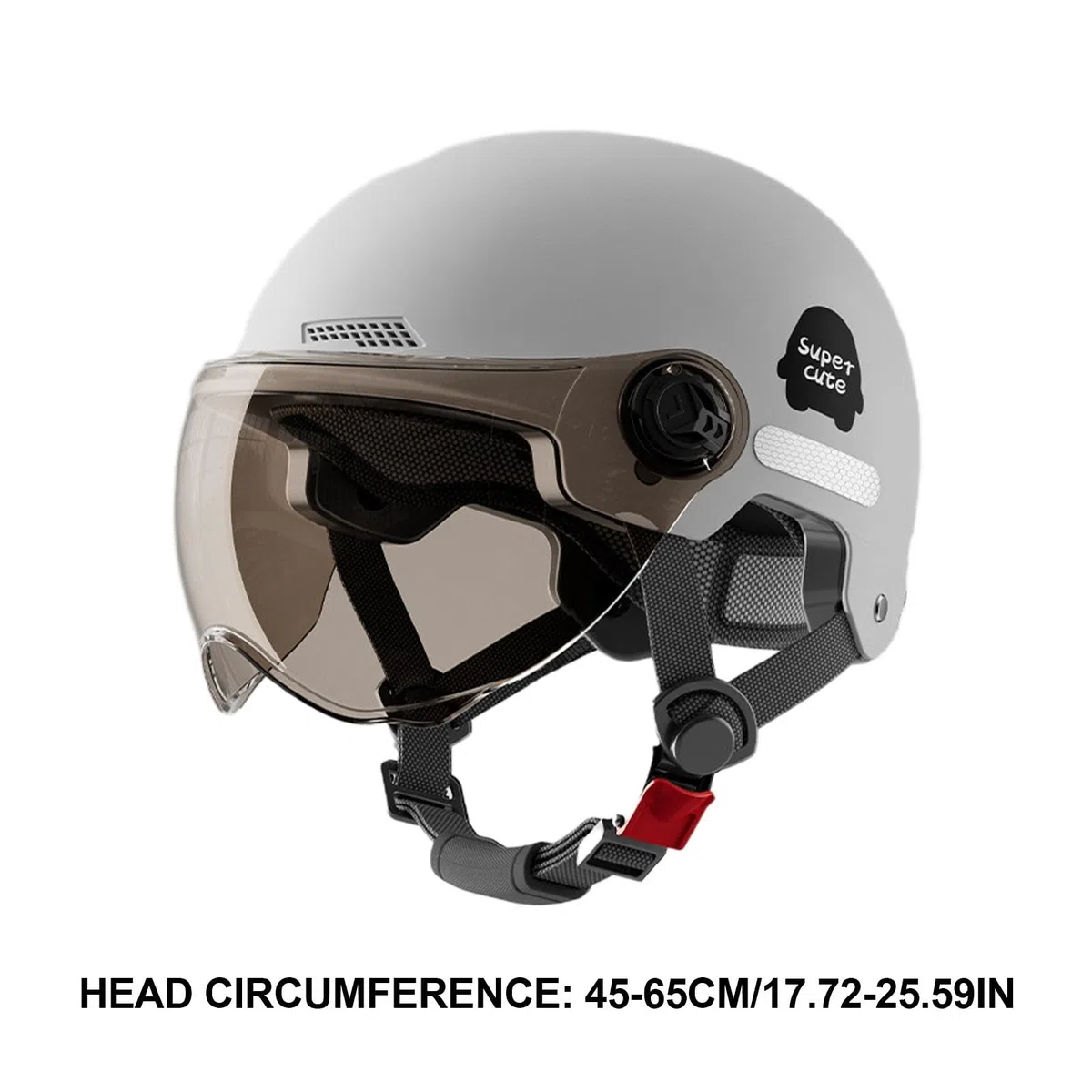 Medio casco para motocicleta, gorro de seguridad para motocicleta de cara abierta | Casco de moto para adultos, protector solar de cara abierta | Cruiser Scooter motocicleta medio sombrero de segurida