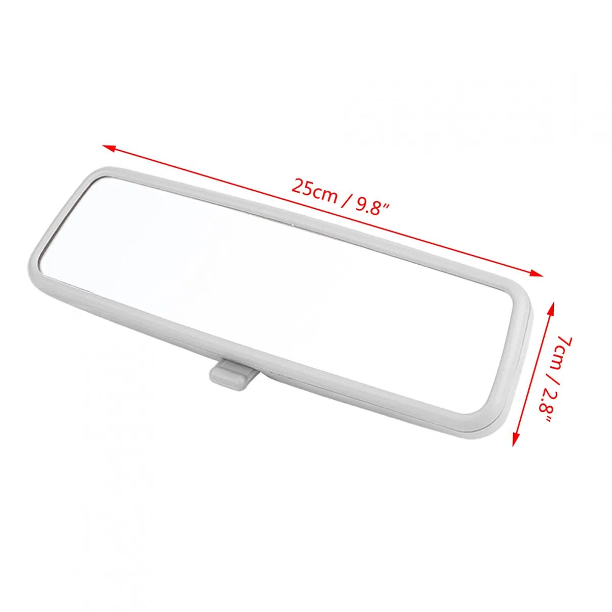 Espejo retrovisor interior, espejo retrovisor antideslumbrante, espejo retrovisor interior interior del coche para Passat B5 Jetta Golf MK4 99-05 3B0857511G(gris)