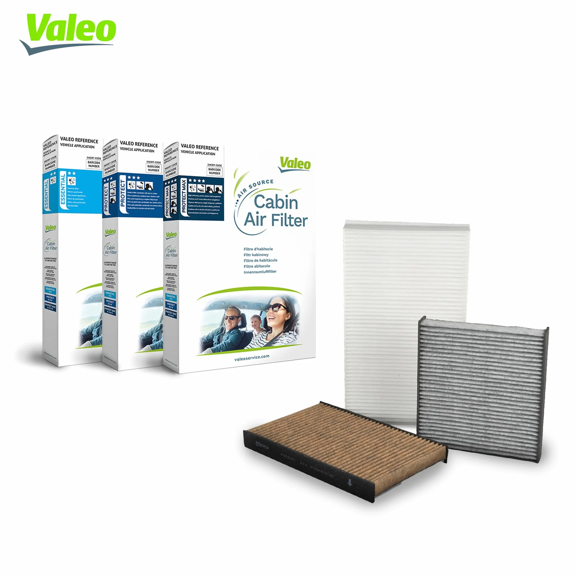 VALEO Filtro de Habitáculo PROTECT 715672 - Filtro Antipolen con Carbón Activado - Calidad de Aire Valeo: Aire limpio, protección y bienestar