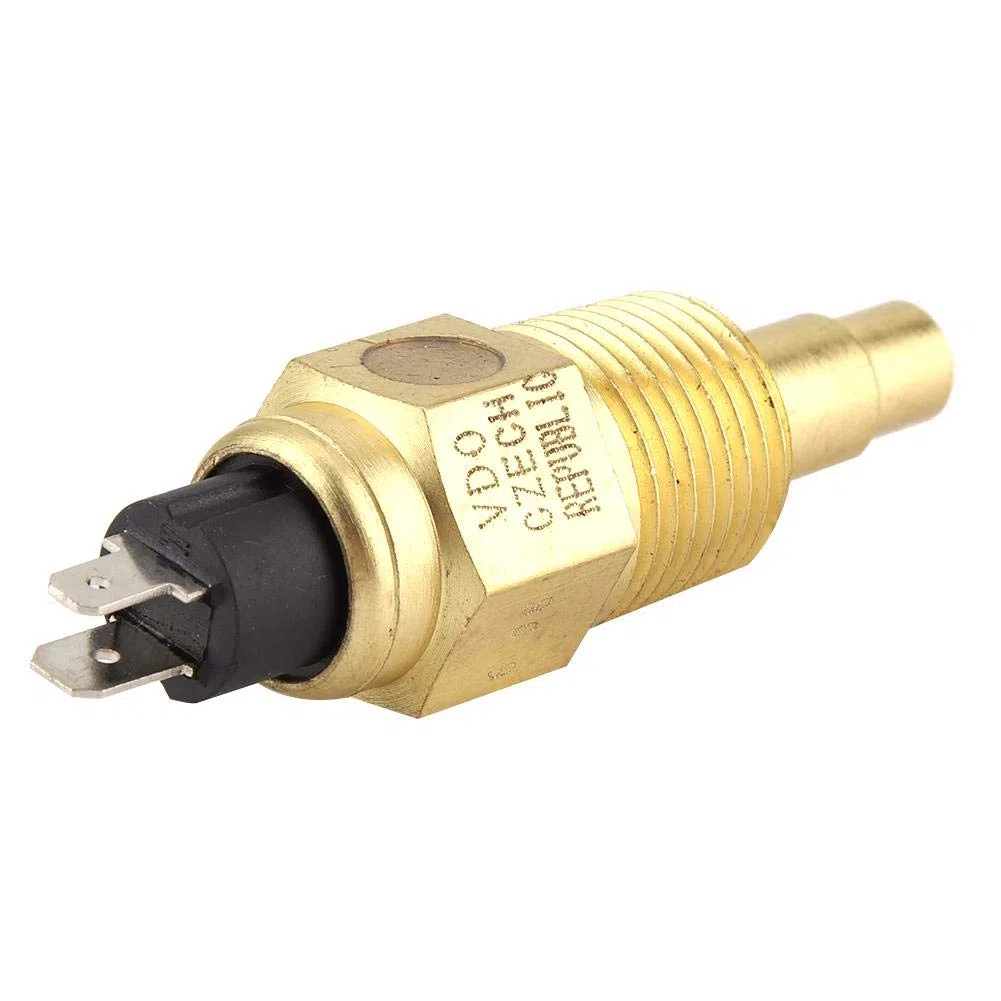 Sensor de temperatura del agua del motor 1/2NPT Sensor de temperatura para medidor de aceite y agua, accesorio de motor