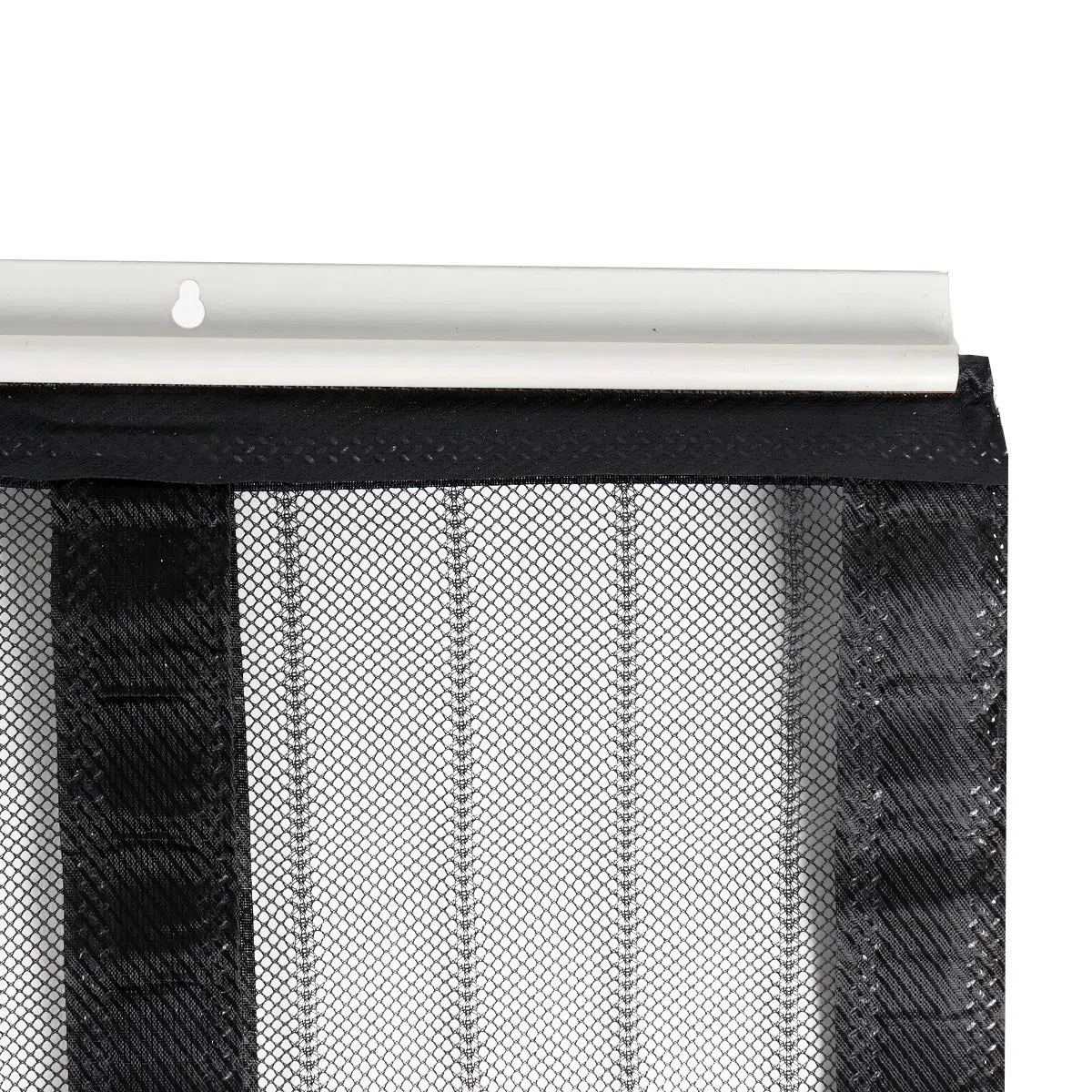 Mosquitera para Puerta con listón de Refuerzo (185 x 65 cm, Anchura y Longitud Ajustables)