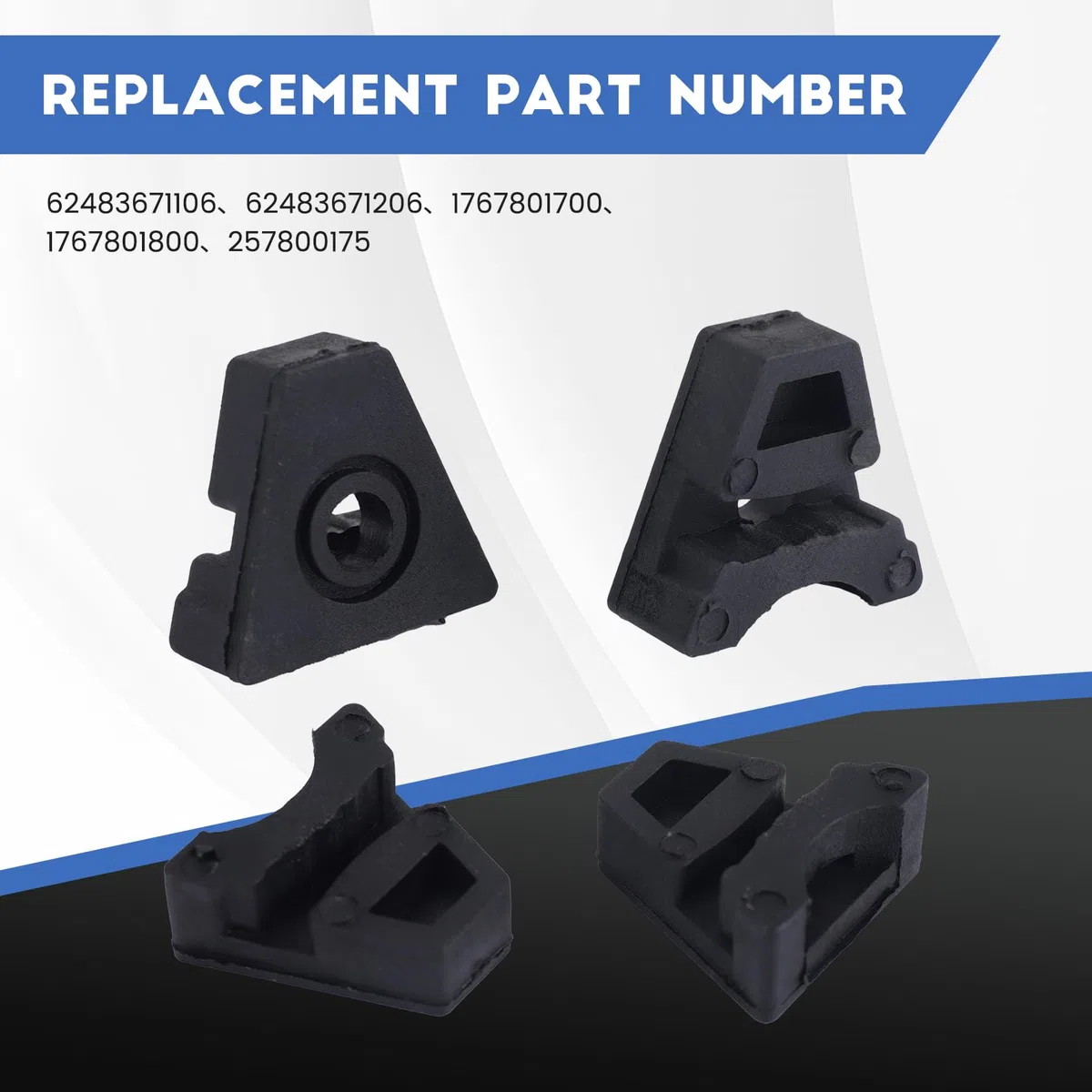 Kit de ReparacióN de Deslizador de Ventana de Techo Solar de Coche 4 Piezas Clip para CLA una C e Class W176 W177 W205 C207 C117 62483671106