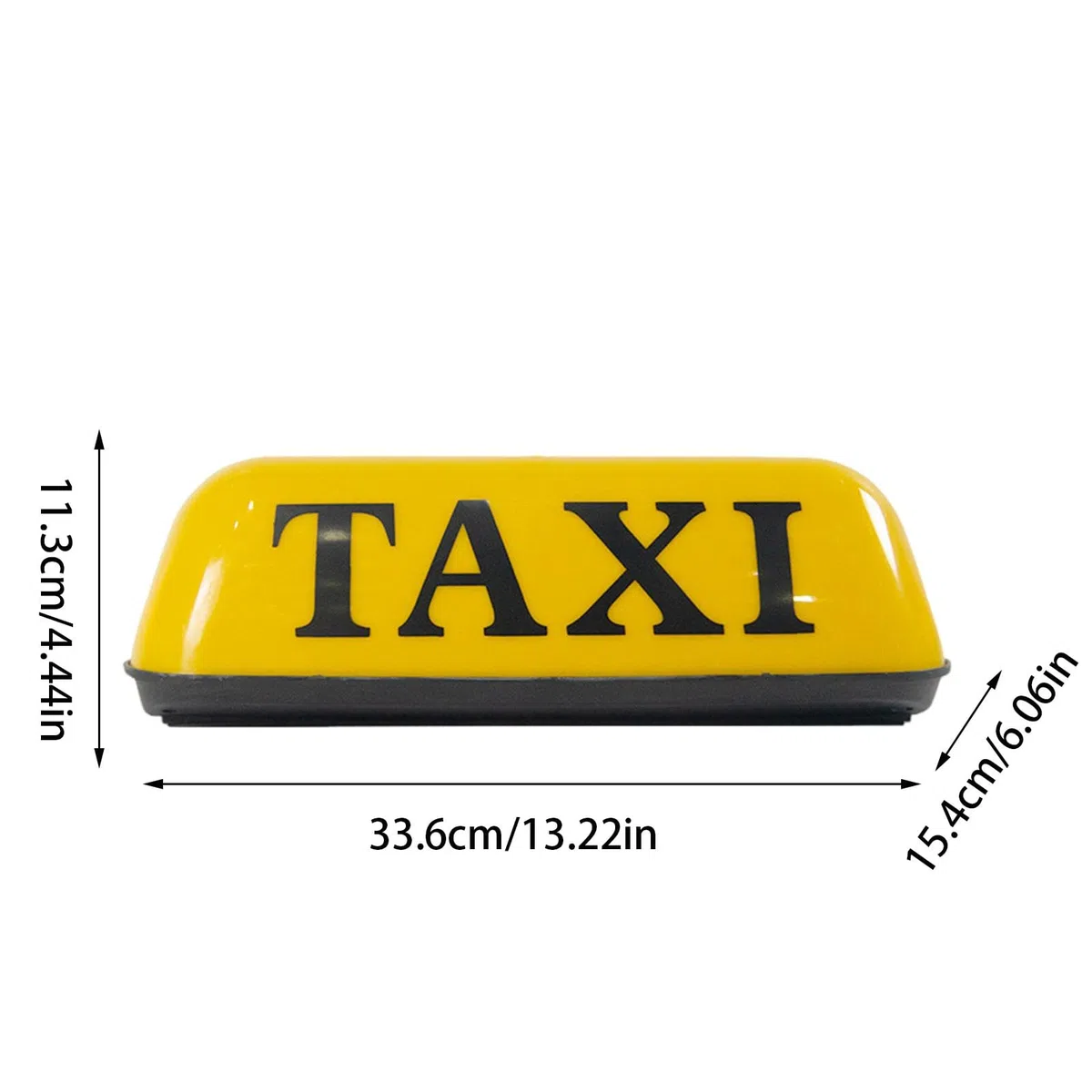 Señal de taxi: lámpara de luz para automóvil, techo y señal de cabina retro, diseño vintage