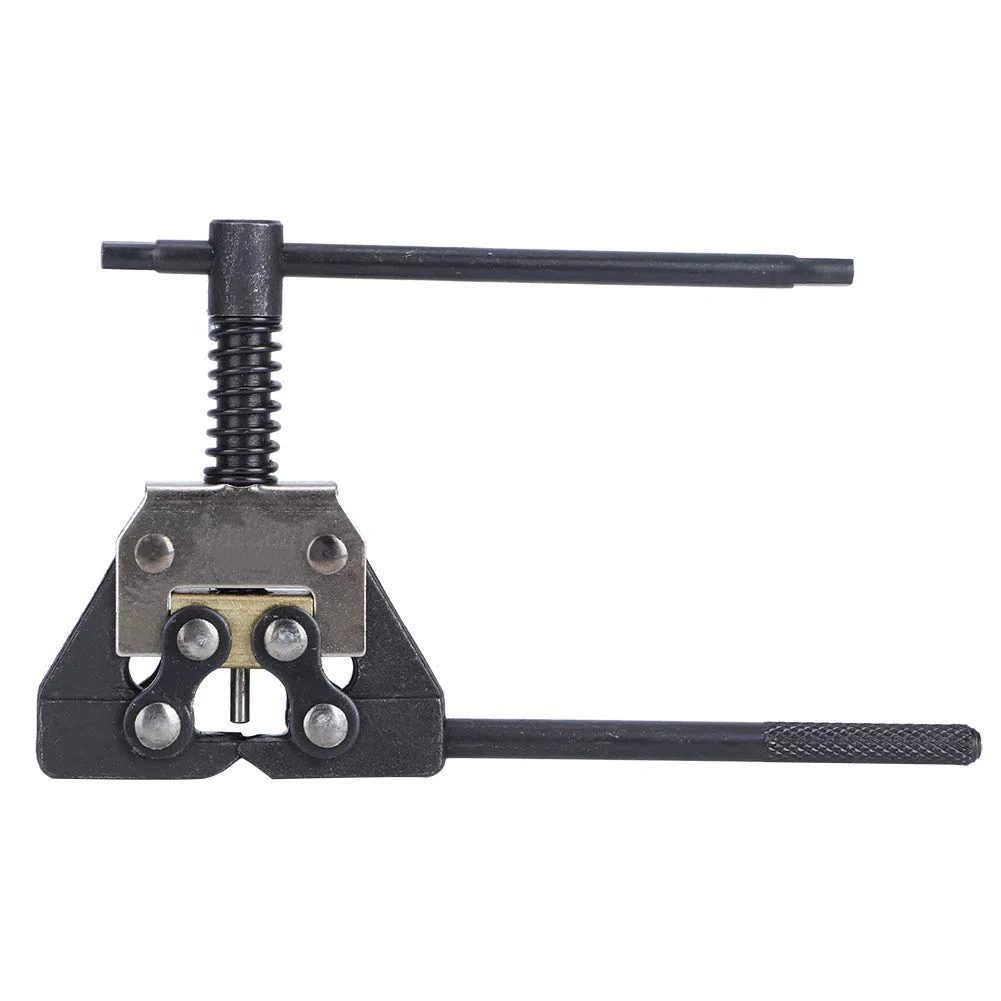 Herramienta para Romper Cadena, Herramientas De Remachado De Paso 420-530, Divisor De Cadena De Metal, Herramienta Cortadora De Extracción De Eslabones Negros para Motocicleta ATV