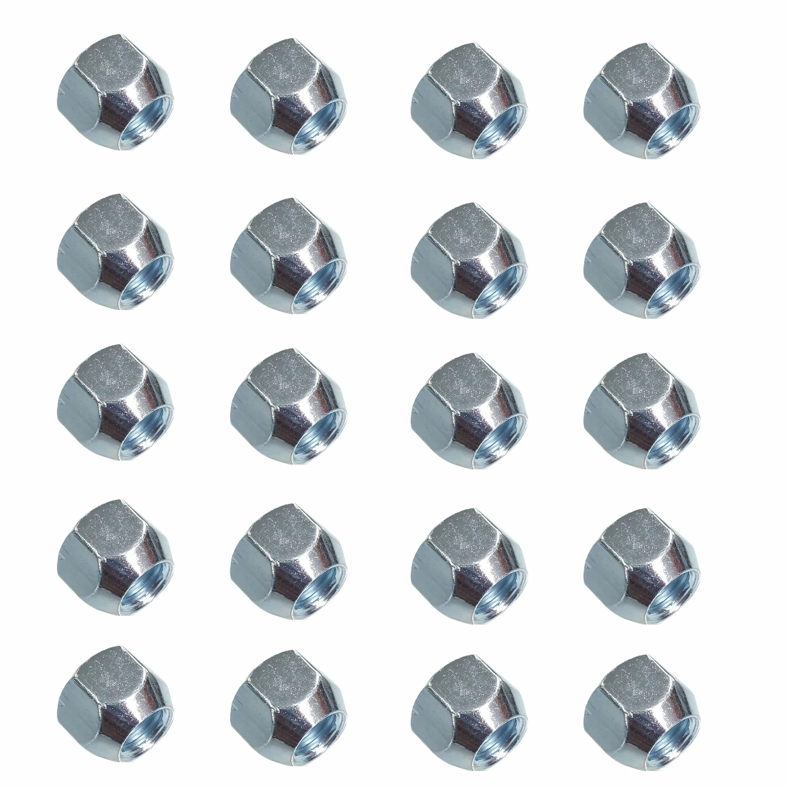 20 Tuercas de rueda collarín cónico 60° M12 x 1,5 para llantas de acero compatible con Ford