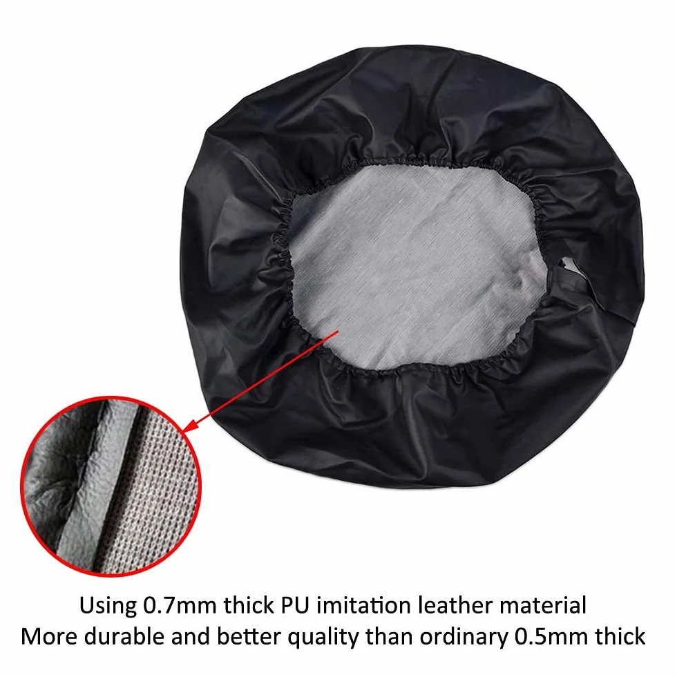 Cubierta de Rueda de neumático de Repuesto, para Mitsubishi ASX Pajero Sport Outlander Grandis Bolsa de Almacenamiento de Prueba de Polvo Protector Impermeable,16in