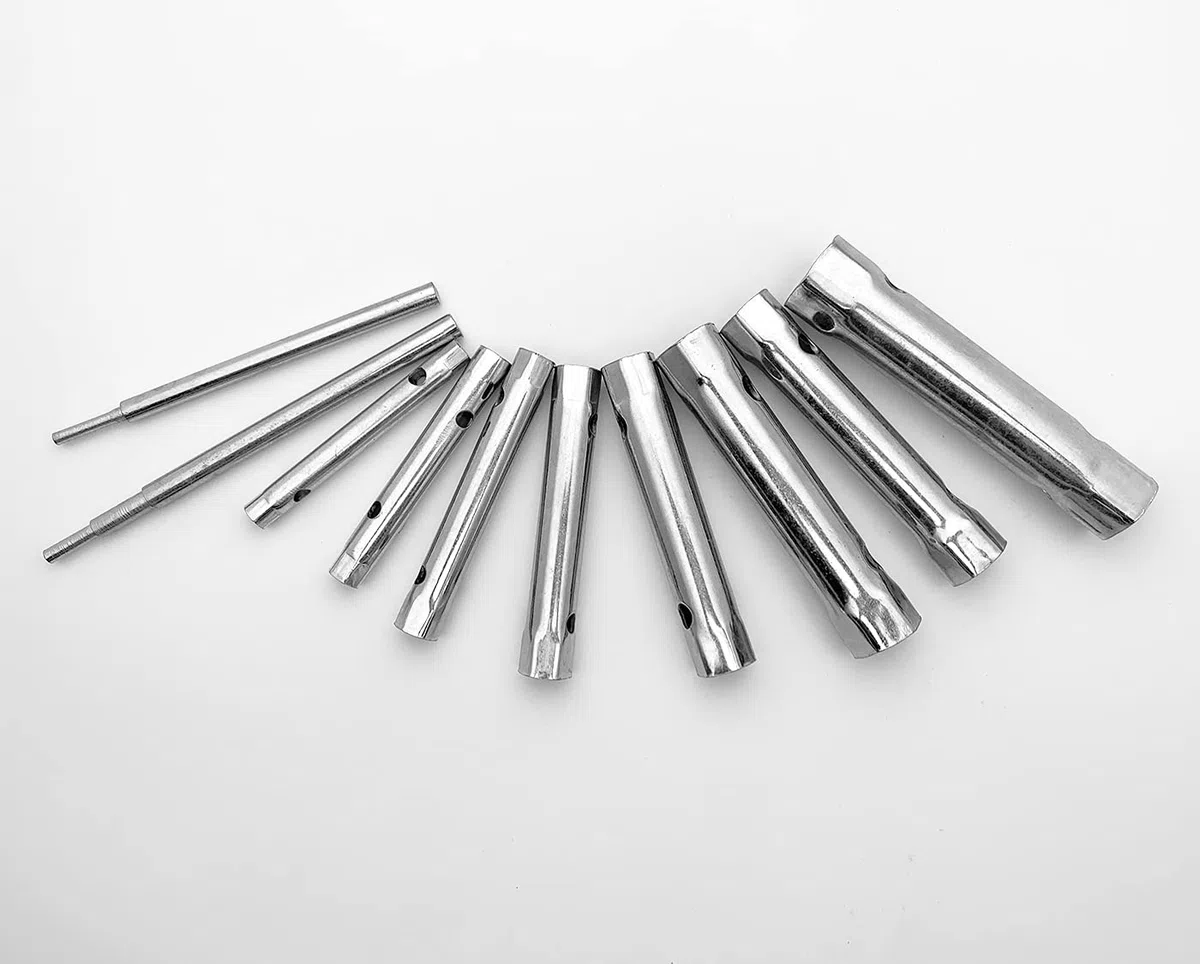 Juego de 10 llaves de vela de 6 a 22 mm, llaves de tubo, llaves tubulares Cle a pipa para atornillar la vela, desmontaje y montaje de grifos y mezcladores