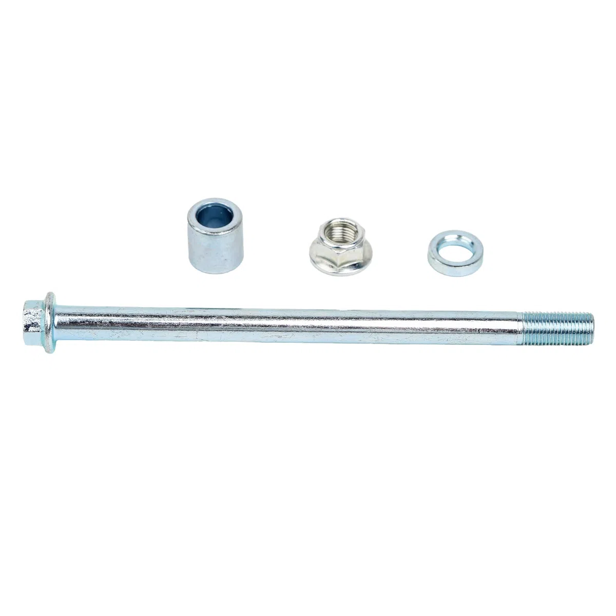 Mokuo Eje delantero trasero de 12 mm y 185 mm con buje de 5 mm y 20 mm, apto para motocicleta, Pit Dirt Bike, ciclomotor, scooter, quad, ATV, mini piezas de bicicleta