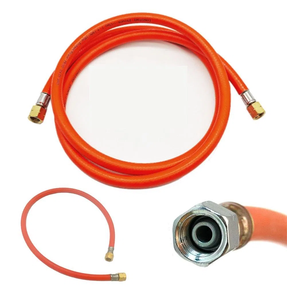 Generisch Manguera de propano para autocaravana, caravana, caravana, manguera de gas de 80 cm, conexión de tubo de gas de 1/4 pulgadas