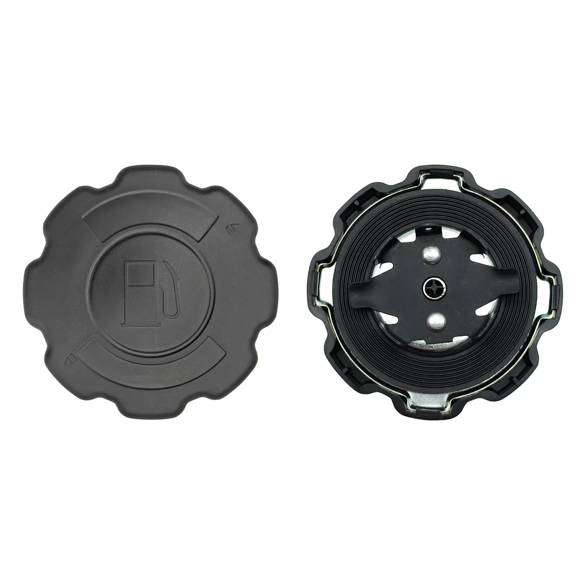 Tapa de tanque de combustible de gasolina 2 piezas para Honda 4HP-13HP GX160 GX200 Coleman CT200U Baja 97cc Doodlebug MB165 MB200 Mini Bike Predator 79 Go Karts Cubierta de motor Tanque