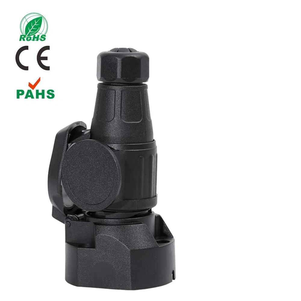 Enchufe Remolque 13 Pines - Conector Hembra/Macho 12V Impermeable para RV, Camión y Auto