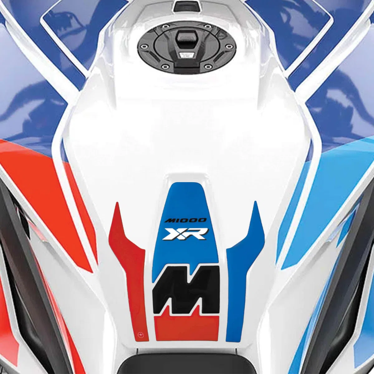 LABELBIKE - Pegatina 3D Moto Tanque Protección y Decoración de Resina Compatible con BMW M 1000 XR