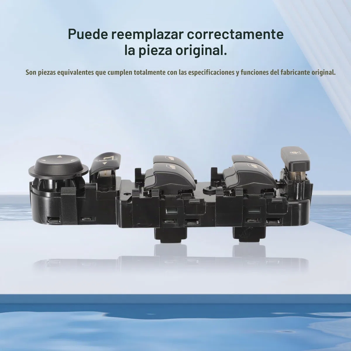 Botonera Interruptor Elevalunas para Citroen C5,Konuooer Interruptor de mando Elevalunas Puerta Delantera Izquierda para Citr0-en C8 807 96332289ZF 6554.HQ