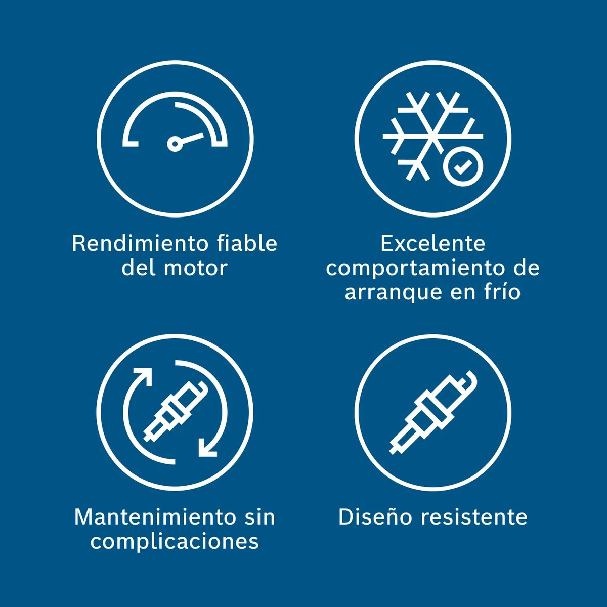Bosch Super 4 0242232802 (N50) - Juego de 4 Bujías de Encendido para un Arranque Fiable y una Larga Vida Útil del Motor de Gasolina - con Diseño Resistente