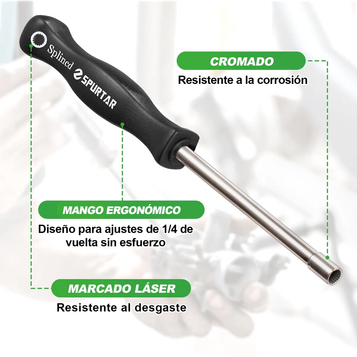Spurtar Kit Herramientas Ajuste Carburador 2 Tiempos, 21 Piezas para Sierras, Motosierras y Desbrozadoras Husqvarna Stihl Echo, Herramientas Moto Sierra Carb Kit Ajuste Carburador