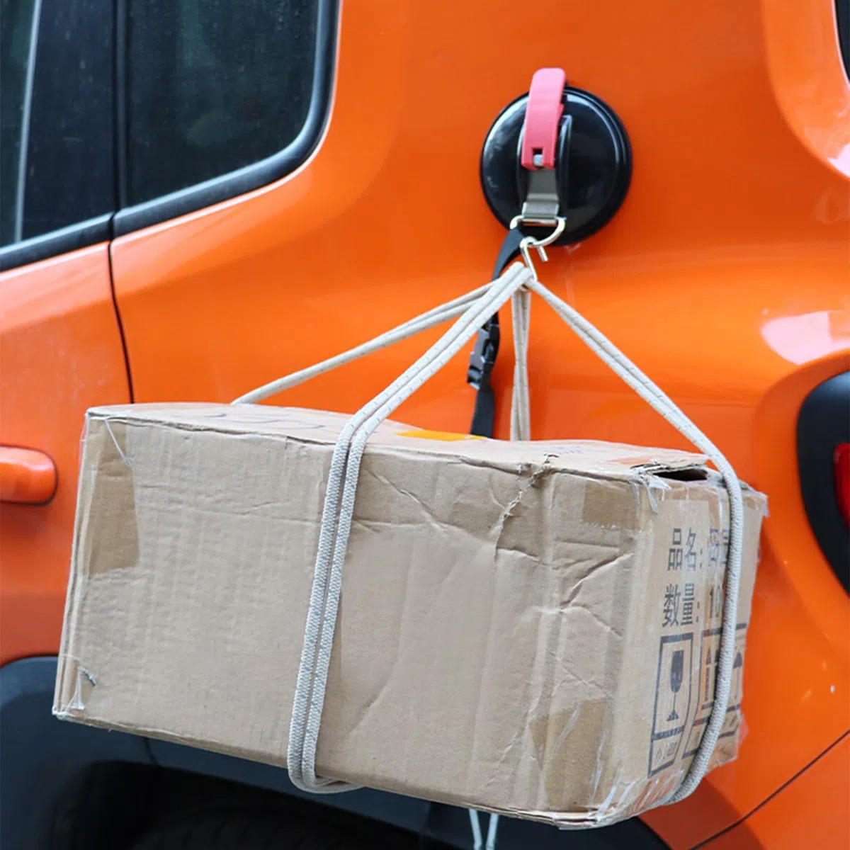 Raxfekro Juego de 2 ventosas con 8 ganchos en S y 4 ganchos de silicona para toldos, ganchos de ventosa para camping, ventosa de coche, adecuado para camping, tienda de campaña, caravana, tensor de
