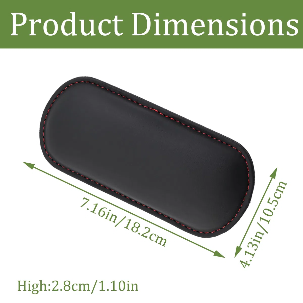 Rodilleras para Reposabrazos Coche Almohadilla para Reposabrazos Rodillera para Coche Rodilleras para Cojín de Piernas, Consola Central de Automóvil, Apoyo Cómodo, Consola de Coches (Negro 1)