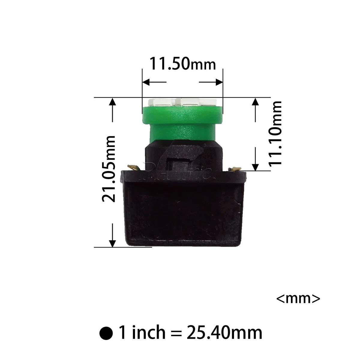 PA - Bombillas LED de 1,25 cm, con enchufe con bloqueo giratorio de 12V para panel de cuadro de mandos. 6 unidades. T10 168 194.