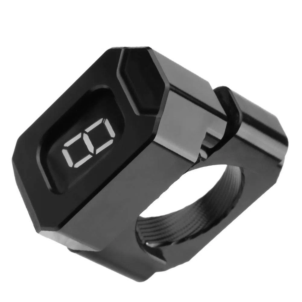 Speed Gear - Soporte universal para indicador de marcha de motocicleta, para la mayoría de motocicletas con un diámetro de manillar de 22 mm a 28,6 mm