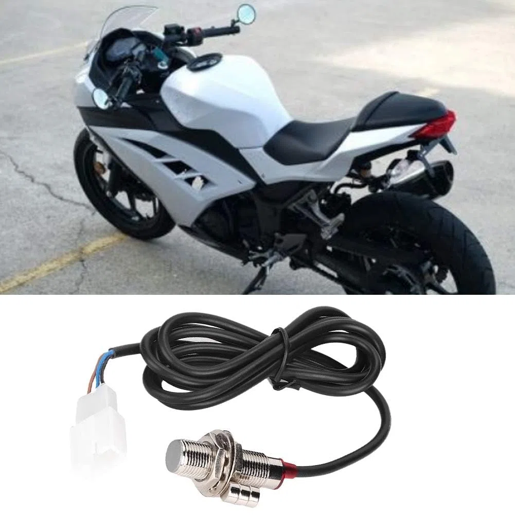 Cable del sensor Cable del sensor del odómetro del velocímetro digital de la motocicleta con 3 imanes para el velocímetro del odómetro digital de la motocicleta