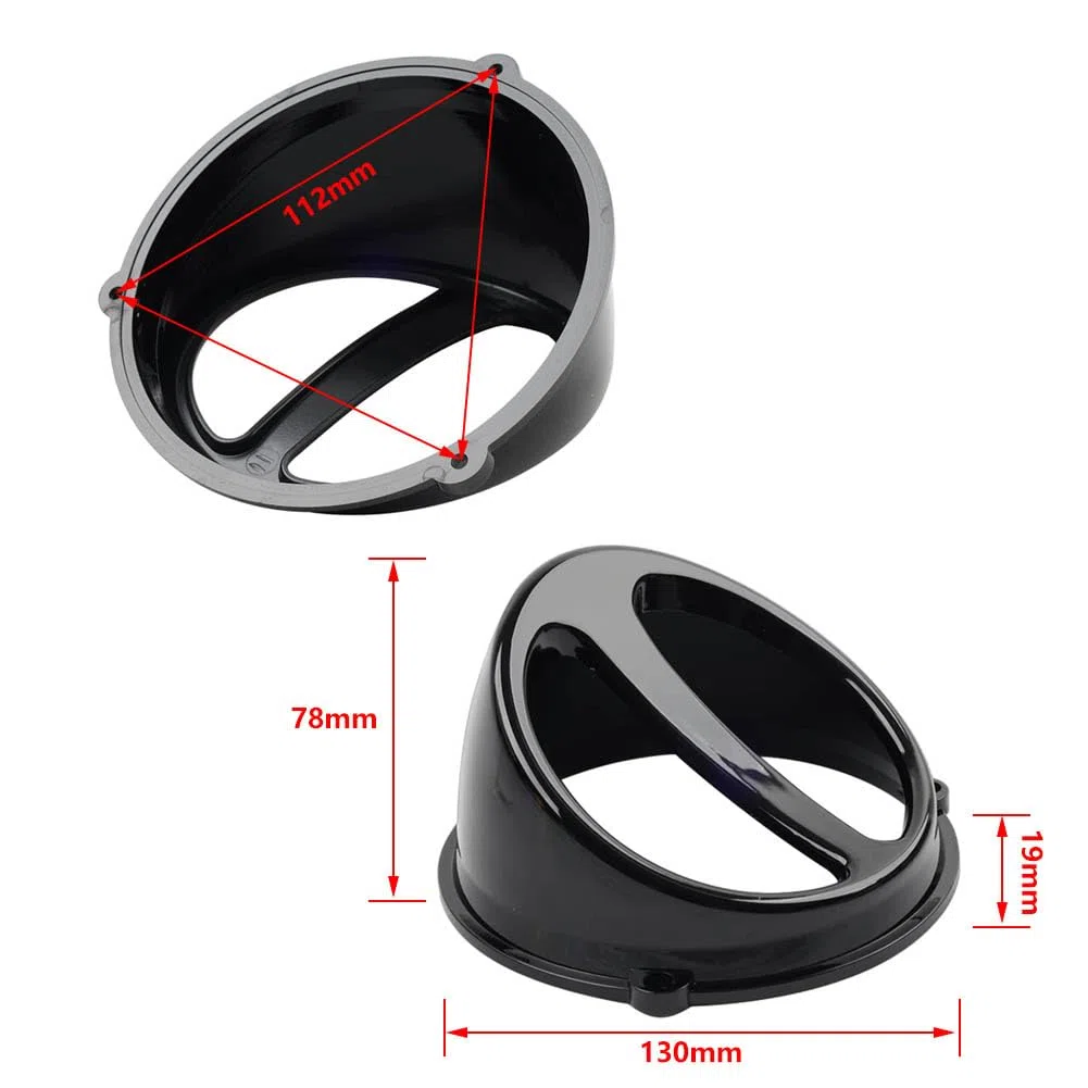 SIKUAI 1 pieza de plástico para cicleta, nariz de cerdo, ventilador de enfriamiento de r modificado, cubierta de hoja, tapa de pala azul para ZX 50 para para Jog 50 para Jog 90 para Dio 50