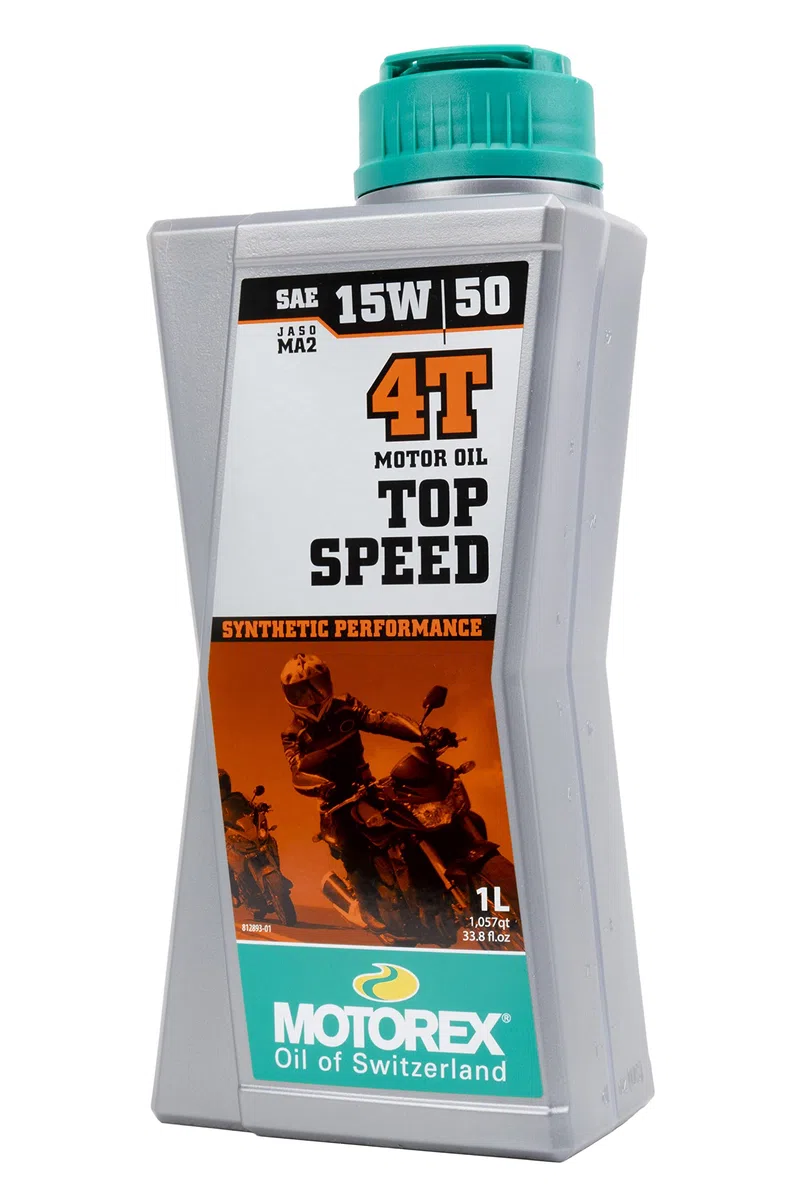Motorex Aceite de Motor Sintético 15W50 Top Speed 4T Motorex 1 Litro