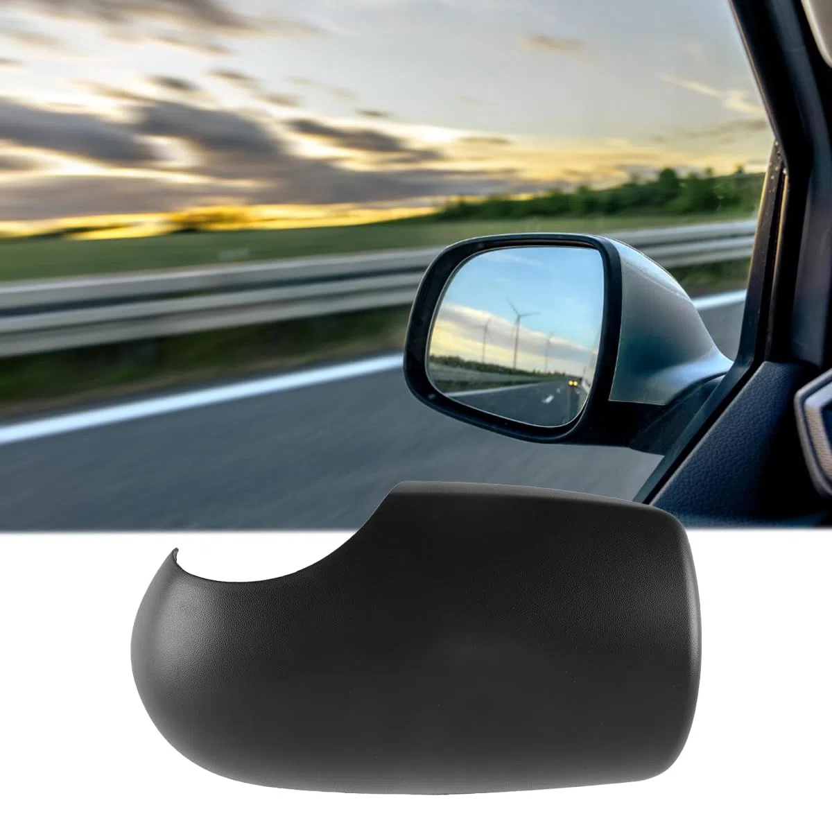 Tapa De Espejo Retrovisor De Puerta Izquierda, Repuesto De ABS Para Ford Transit MK6 MK7 2000-2014 4458067 2C1117D721AA