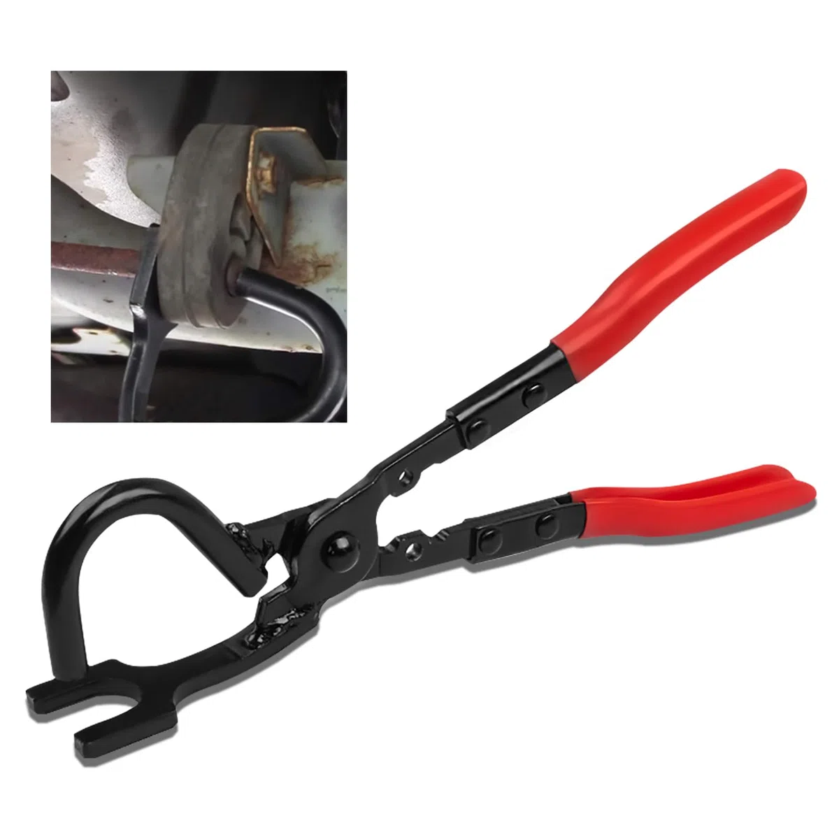 alicat de goma de escape, extractores para escape, herramienta para quitar el gancho del silenciador, alicates de expresión para gomas, extractor de mangueras, accesorios