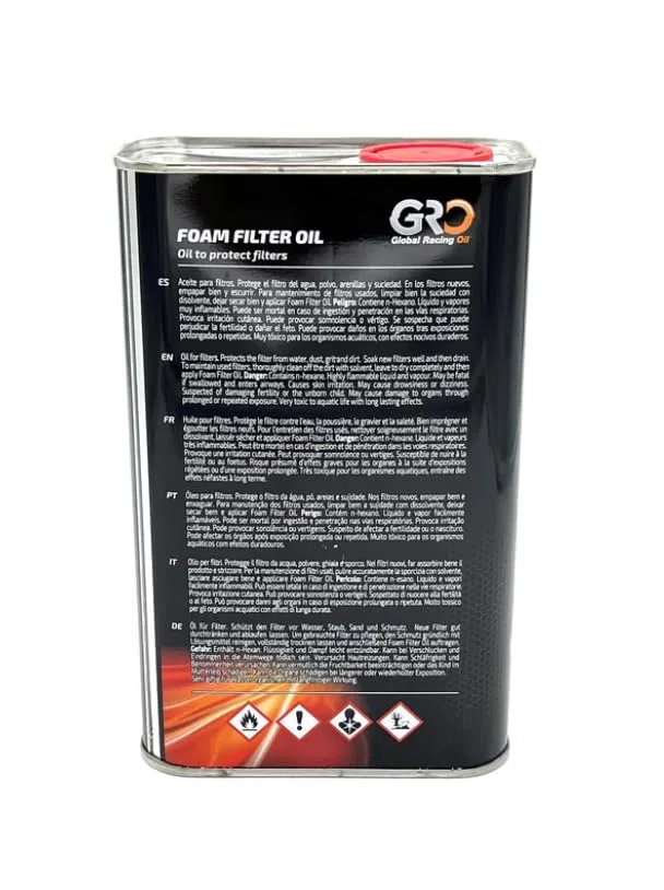 LUBICANTE PARA FILTROS DE AIRE GRO FOAM FILTER 1L
