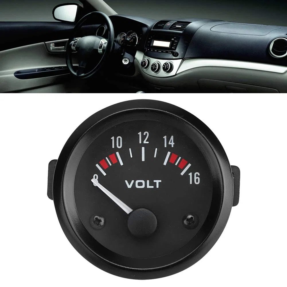 universal 12 V voltímetro de coche 52 mm/2 in voltaje medidor calibre 8-16 V BX100007