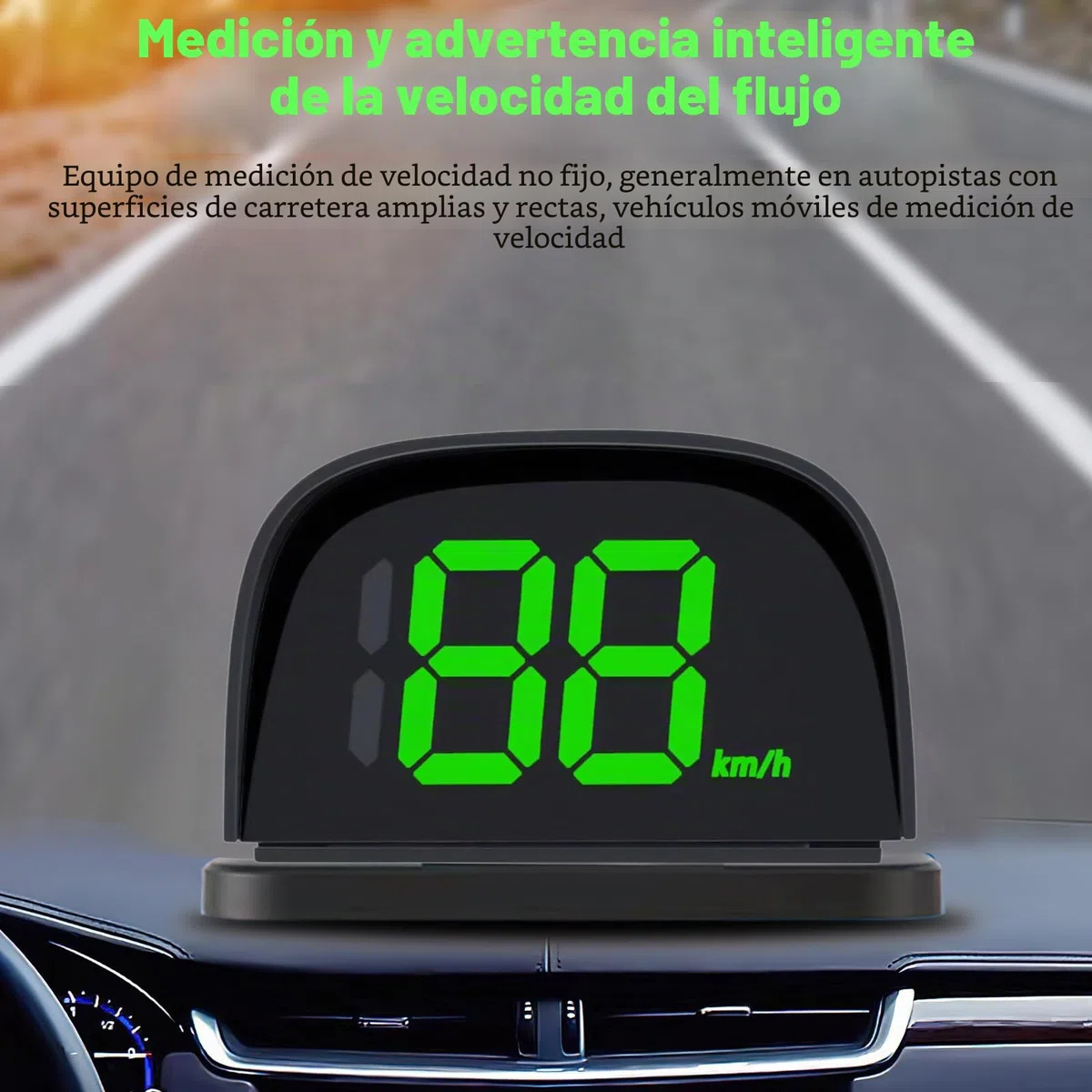 Nizirioo Velocímetro digital para coche, velocímetro de velocidad: pantalla universal para coche, velocímetro para bicicleta, moto, coche