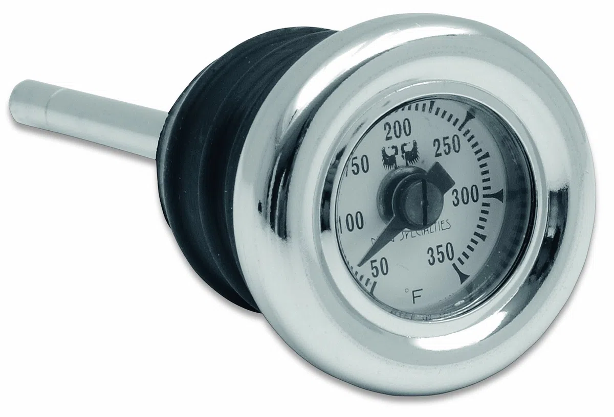 Tapón de varilla nivel aceite manómetro cromado Harley Davidson FX 84-99 XL 79-03