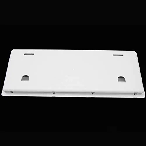 MPK - Cubierta de invierno para frigorífico, rejilla de ventilación, caravana, barco, plástico, color blanco