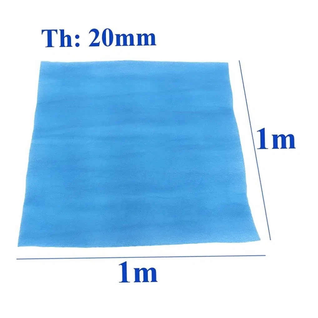 Rollo de filtro de aire, Material de filtro de aire de la cabina Taller de pintura Spray Spray Atomice Grosor de 20 mm 1x1m