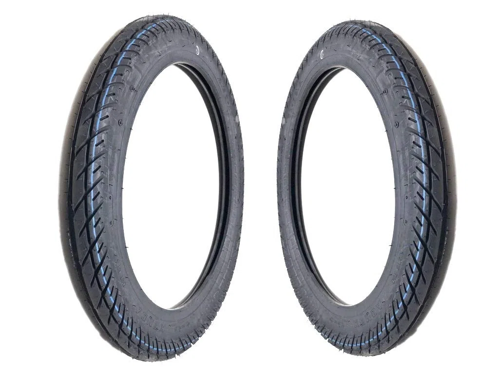 Kenda - 2 neumáticos para ciclomotor - Para Zündapp, Hercules, Mokick - 2,5 x 17 pulgadas, 21 - 2,5