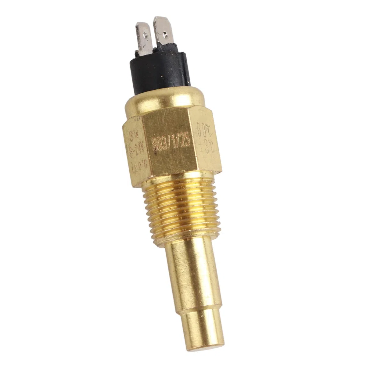 Sensor de temperatura del agua 3/8 pulgadas NPT 98 Sensor de temperatura del agua del motor apto para 6~24V Accesorio del motor