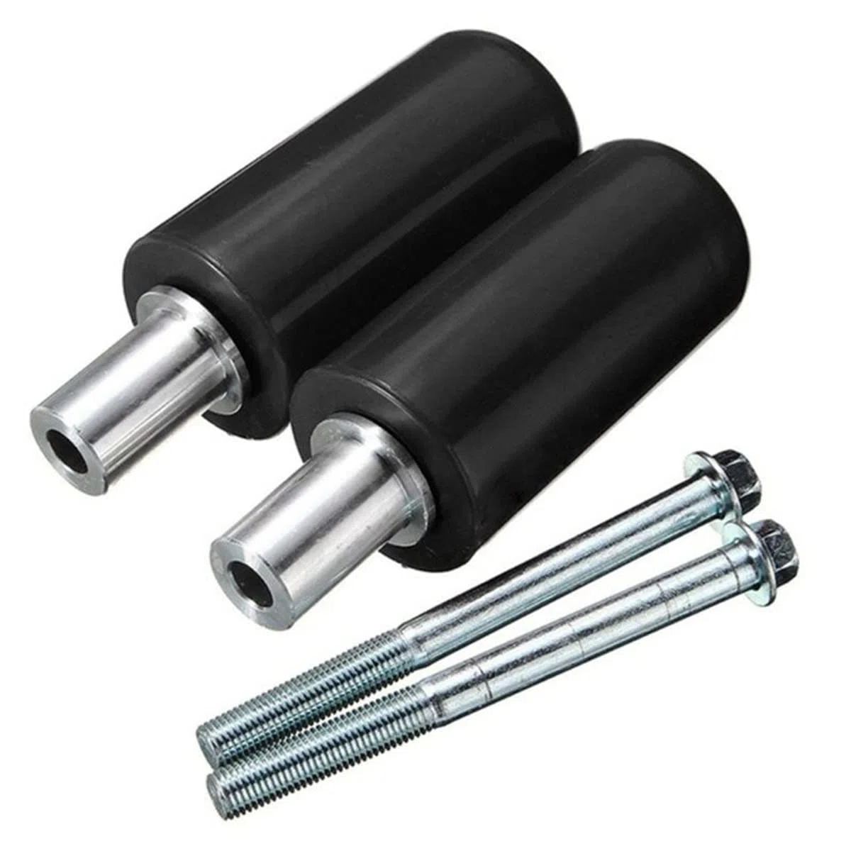 Deslizadores para Moto,10 mm Universal Protector de choque para motocicleta, Topes Anticaida Moto antichoques para Honda Suzuki, piezas de reparación de motocicletas (negro)