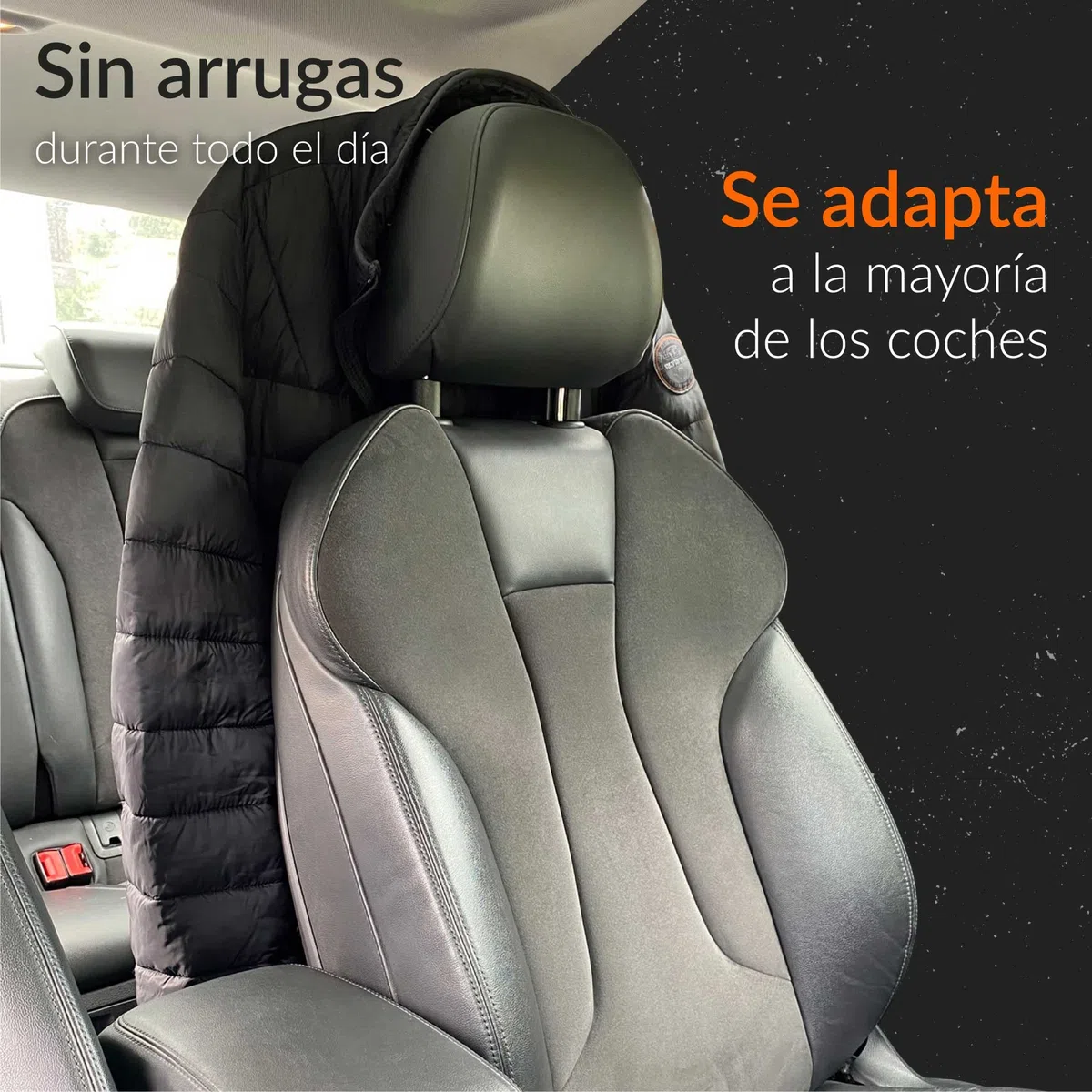 Upgrade4cars Percha Coche Reposacabezas | Perchero para Camisas y Chaquetas | Accesorios Coches